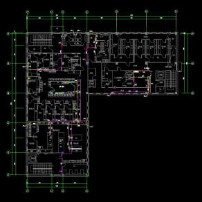 [湖北]三层实验室给排水施工图纸CAD图纸