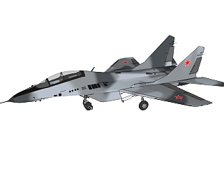 苏俄Mig-29米格-29战斗机 草图大师模型，苏俄Mig-29米格-29战斗机 Skb模型下载