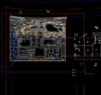 [长沙]城市广场产品示范区景观工程施工图CAD图纸
