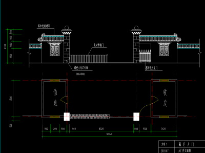 藏式建筑CAD施工图，建筑CAD图纸下载