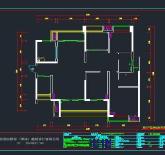 祥细客厅卧室家装户型图三居CAD，免费下载