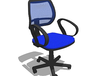 现代<em>办公</em>转椅草图大师模型，转椅sketchup模型下载