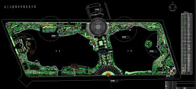 某水上公园周边环境改造方案CAD图纸