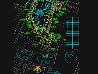 高层商业综合体建筑施工图，CAD施工图纸下载