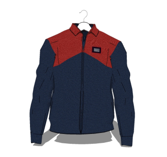 现代男士服装草图大师模型，服装sketchup模型下载