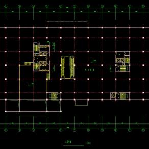 商场及高级写字综合楼CAD施工图，综合楼CAD建筑工程图纸下载