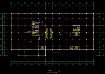 商场及高级写字综合楼CAD施工图，综合楼CAD建筑工程图纸下载