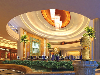 昆山丽景国际酒店施工图，酒店CAD建筑图纸下载