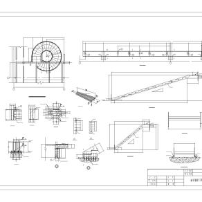 实用旋转楼梯CAD全套图