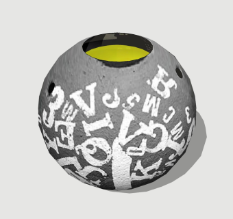  现代陶瓷器皿草图大师模型，陶瓷器皿sketchup模型下载