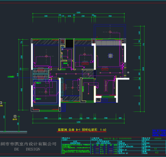 现代中式风格CAD施工图，现代别墅CAD施工图纸下载