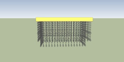 欧式水晶灯客厅吊灯草图大师模型，水晶灯客厅吊灯ketchup模型下载