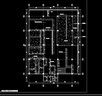 祥细客厅卧室家装户型图三居CAD，免费下载