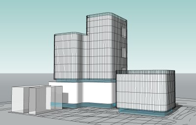 现代医院草图大师模型，医院sketchup模型下载