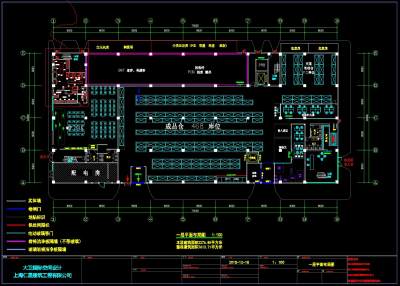 上海汽车科技厂房cad施工图，CAD建筑图纸免费下载