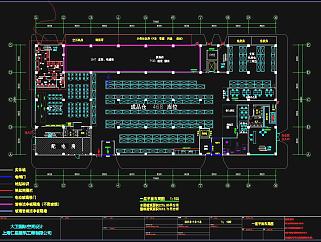 上海汽车科技厂房cad施工图，CAD建筑图纸免费下载