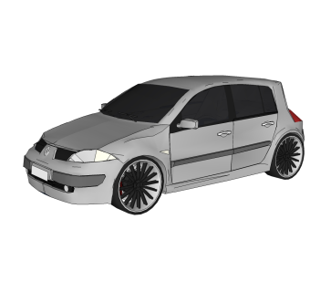 现代汽车免费su模型，现代汽车sketchup模型下载