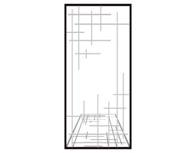 现代屏风隔断su模型，屏风草图大师模型下载