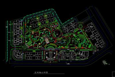 [重庆]生态型城市小区景观规划设计施工图CAD图纸