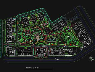 [重庆]生态型城市小区景观规划设计施工图CAD图纸