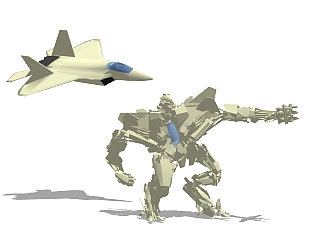 现代机动战士玩具免费模型，玩具sketchup模型下载