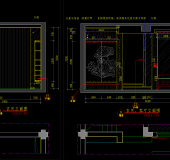 联排别墅样板房设计CAD施工图，别墅样板房室内家装CAD施工图纸下载