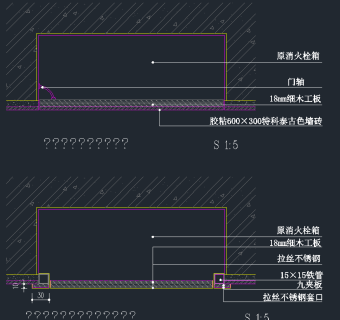 原创消火栓全套详细的CAD图库，消火栓CAD图纸下载