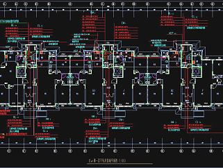 高层住宅电气设计施工图CAD图纸