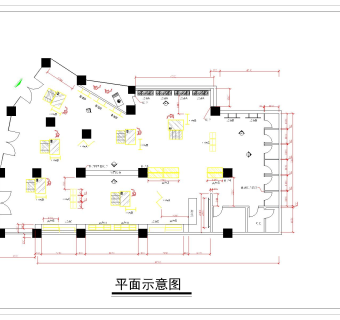 现代时尚服装店施工图cad图纸下载