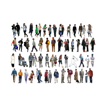 2D欧洲人物SU模型，2D欧洲人物SKB文件