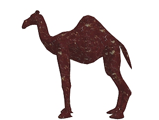 石头<em>骆驼雕塑</em>免费su模型,摆件草图大师模型下载