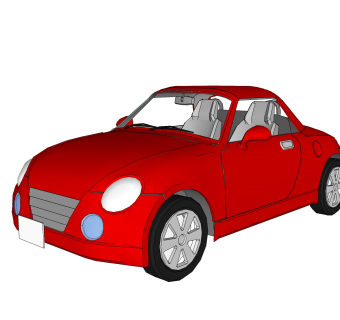 现代汽车免费su模型，现代汽车sketchup模型，汽车草图大师素材下载