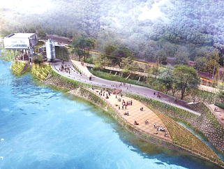 滨水生态区临江景观带设计案例