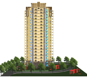 欧式住宅楼外观sketchup模型下载，住宅楼草图大师模型