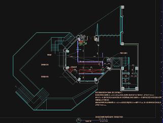 塔微花园西餐厅施工图竣工图CAD图纸，餐厅cad设计图纸下载