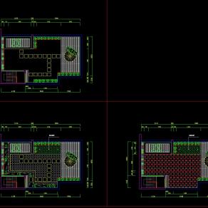 别墅屋顶花园设计图，屋顶花园cad设计图下载
