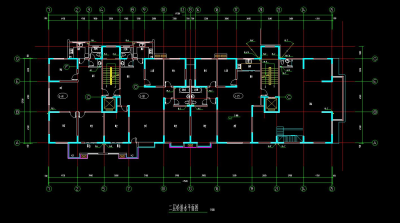 某6层住宅给水排水施工图CAD图纸