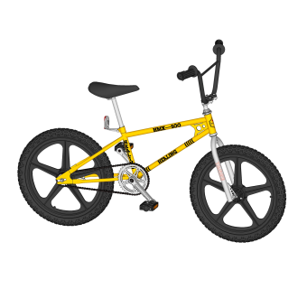 现代自行车sketchup模型，自行车skp模型下载