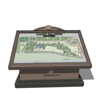 现代路标指示牌skb模型分享，路标指示牌SU模型下载