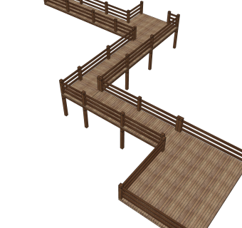 现代栈道SU模型，栈道SKB文件下载