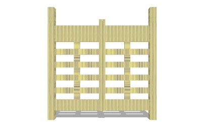 欧式入户入口大门草图大师模型，入户入口大门sketchup模型免费下载