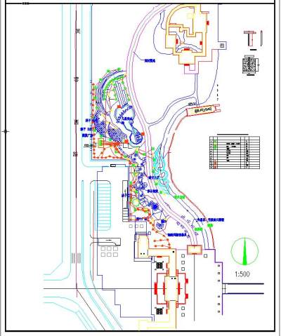 社区公园景观设计施工图,cad建筑图纸免费下载