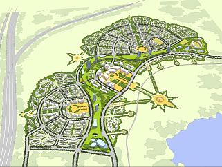 鄂尔多斯市阿镇总体概念景观规划设计文本