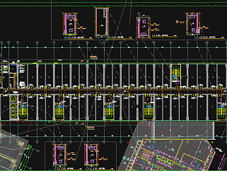 厦门市知名地产某科广场电气施工图，电气CAD施工图纸下载