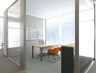 奔驰研发中心办公楼设计方案施工图建筑图CAD图纸，办公楼CAD设计图纸下载