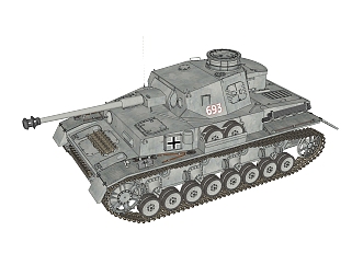 现代军用<em>坦克</em>草图大师模型，<em>坦克</em>sketchup模型下载