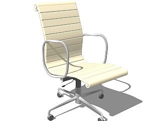 现代办公转椅草图大师模型，转椅sketchup模型下载