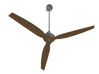 <em>电风扇</em>SU模型，工业风电风扇sketchup模型下载