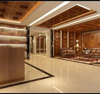 经典君澜吊顶生活馆CAD施工图，生活馆CAD建筑图纸下载