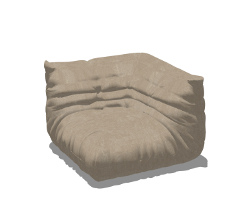 现代懒人沙发草图大师模型，懒人沙发skb文件下载